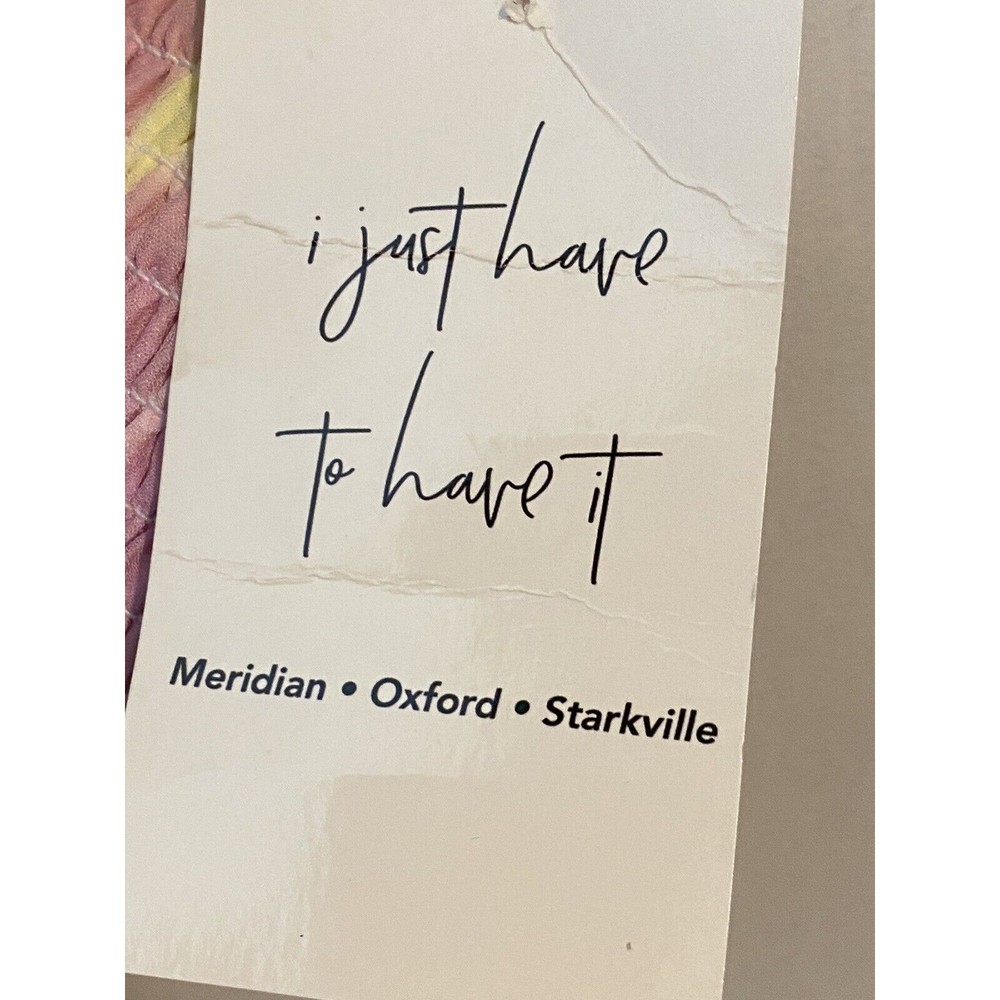 Skylar Madison Smocked Ruffled Tiered Mini Skirt Sz L Large Rainbow Colored NWT - Picture 6 of 11